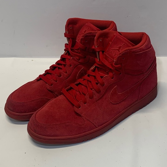 air jordan 1 retro high red suede